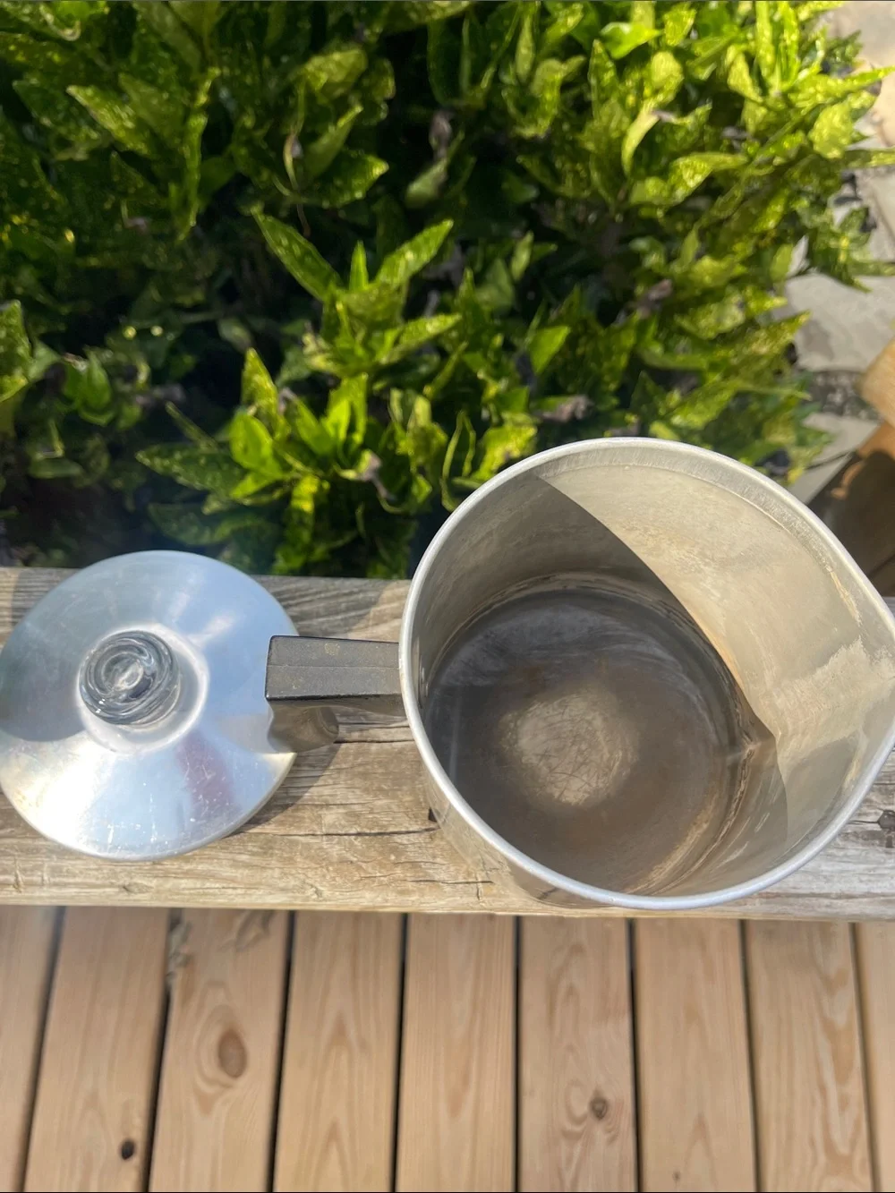 Vintage Aluminum Coffee Pot Percolator